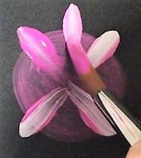 トールペイントの花の描き方