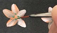 トールペイントの小花