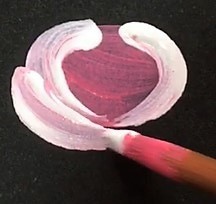 トールペイントの簡単なバラの描き方